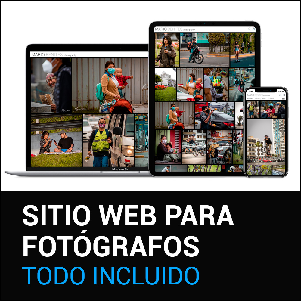 Sitio Web para Fotógrafos